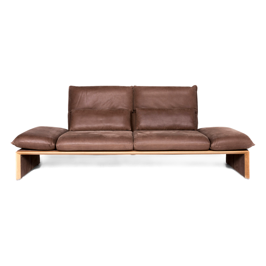 Koinor Houston Designer Leder Sofa Braun Zweisitzer Couch #8758