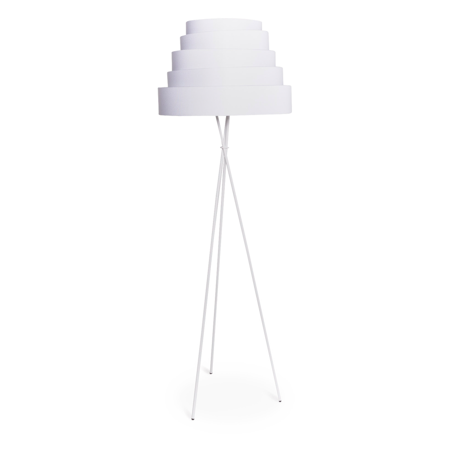 Karboxx Babel Metal Floor Lamp White Lamp Fixture #8774