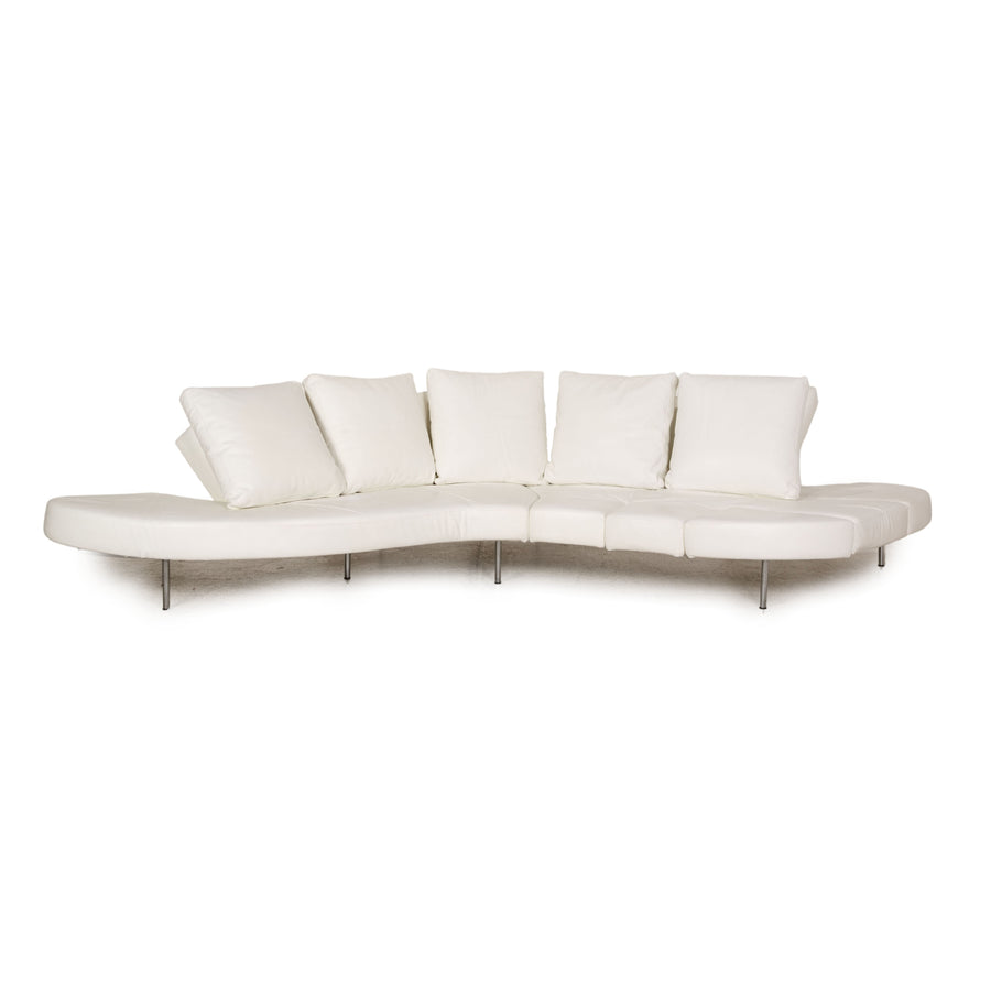 edra flap leather corner sofa cream couch function sofa couch