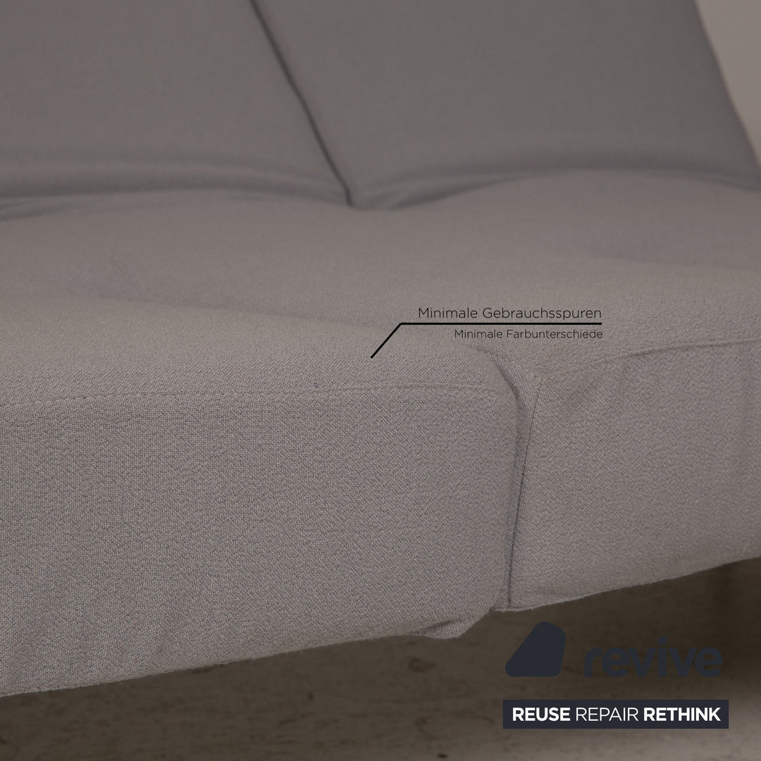 edra Flap Stoff Sofa Grau Ecksofa Couch Funktion