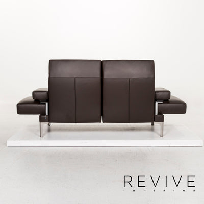 Erpo Avantgarde AV 400 Leder Sofa Braun Dreisitzer Funktion Relaxfunktion Couch #12575