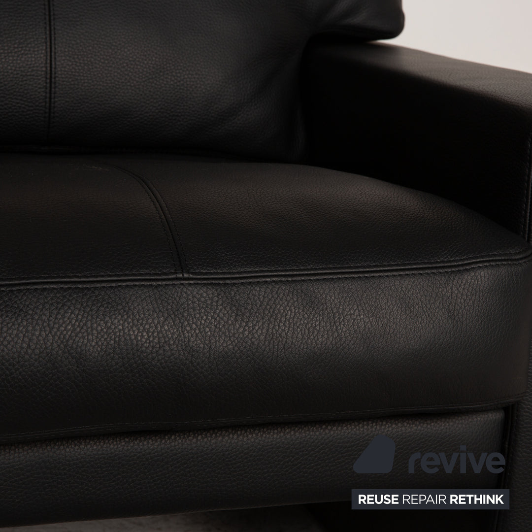Erpo CL 300 Leather Armchair Black