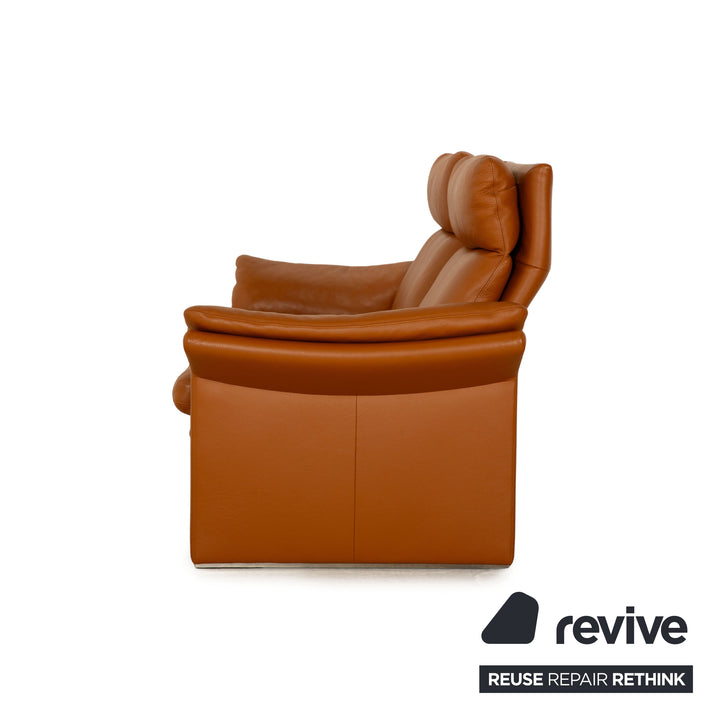 Erpo CL 300 Leder Zweisitzer Braun Sofa Couch manuelle Funktion