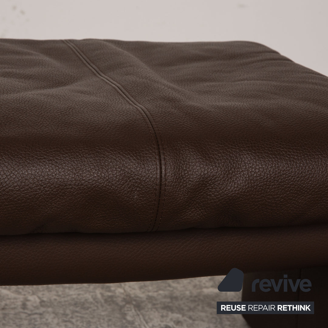 Erpo Hocker Leder Braun