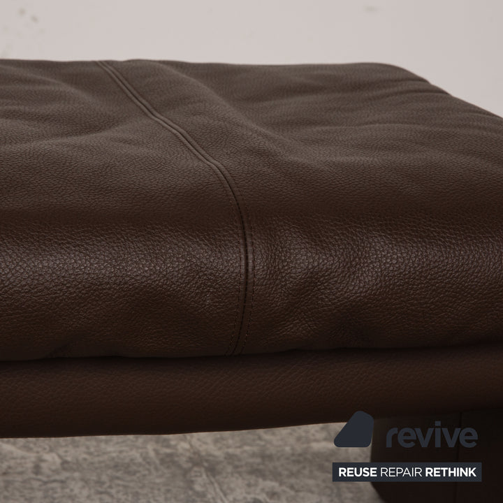 Erpo Hocker Leder Braun