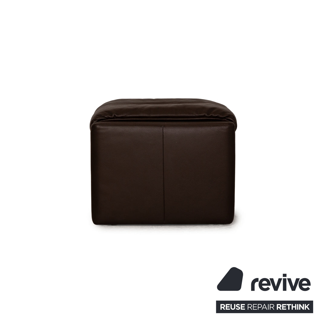 Erpo Hocker Leder Braun