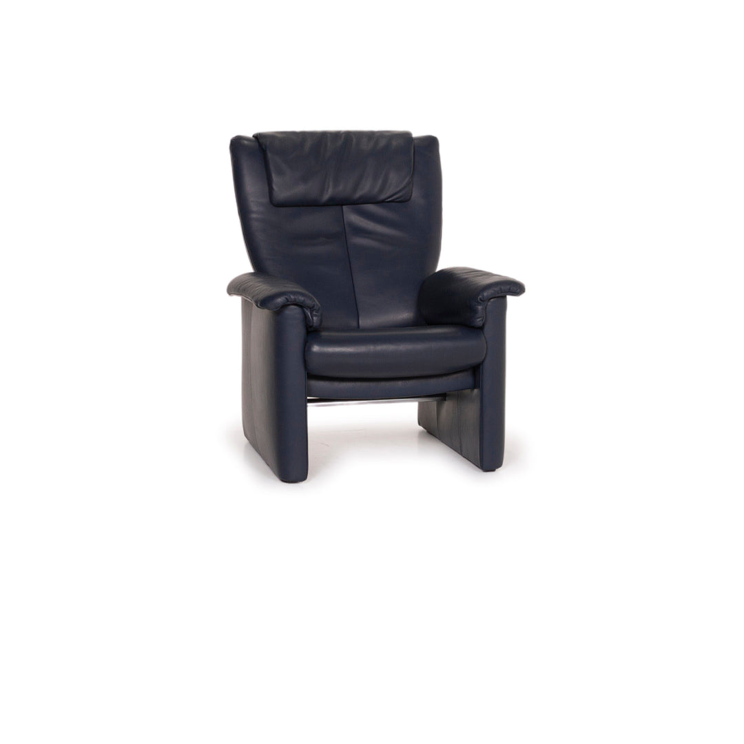 Erpo Leder Sessel Blau #15034