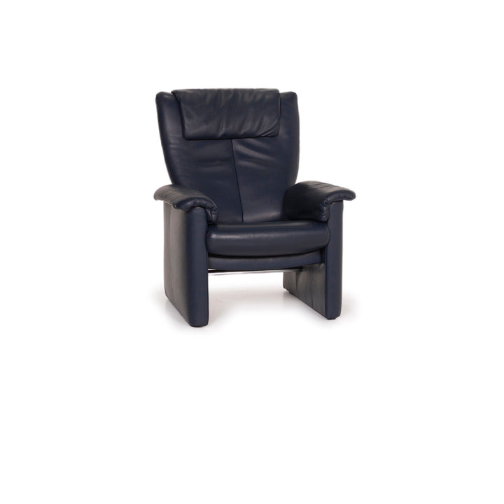 Erpo Leder Sessel Blau #15034