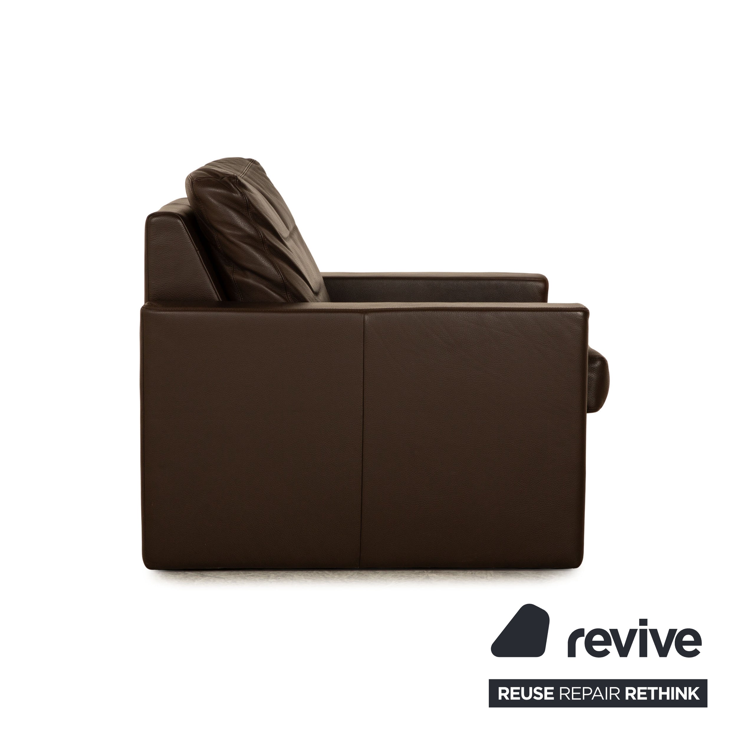 Erpo Leather Armchair Brown Club