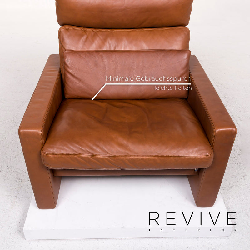 Erpo Leder Sessel Cognac Braun Relaxfunktion Funktion 