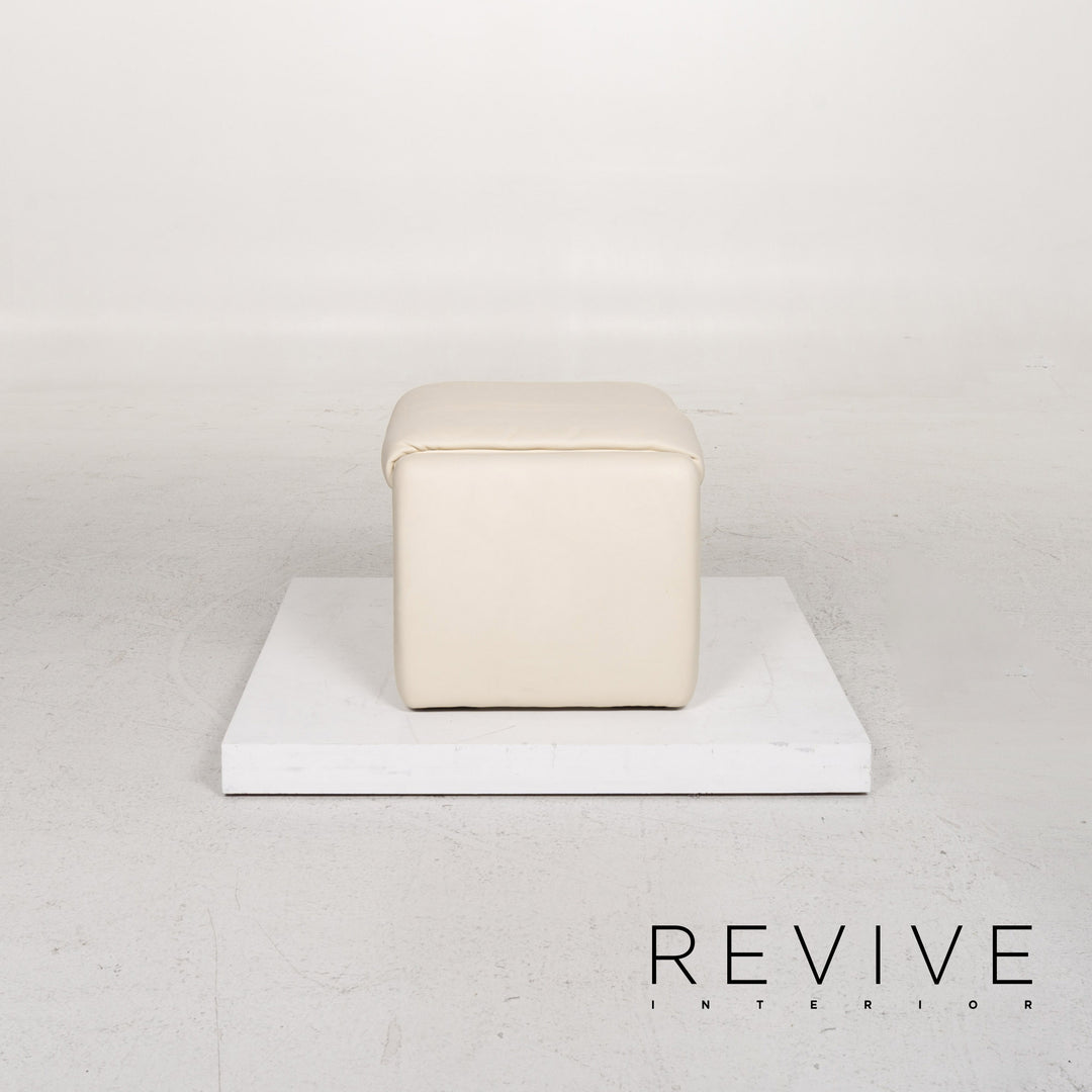 Erpo Leder Sessel Garnitur 1x Sessel 1x Hocker #13526