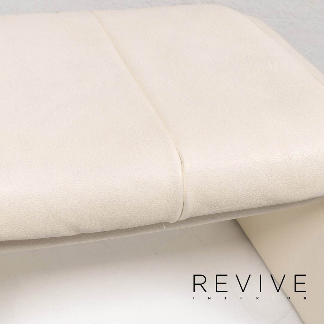 Erpo Leder Sessel Garnitur 1x Sessel 1x Hocker #13526