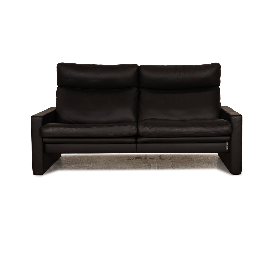 Erpo Manhatten Leder Dreisitzer Grau Anthrazit Sofa Couch Funktion