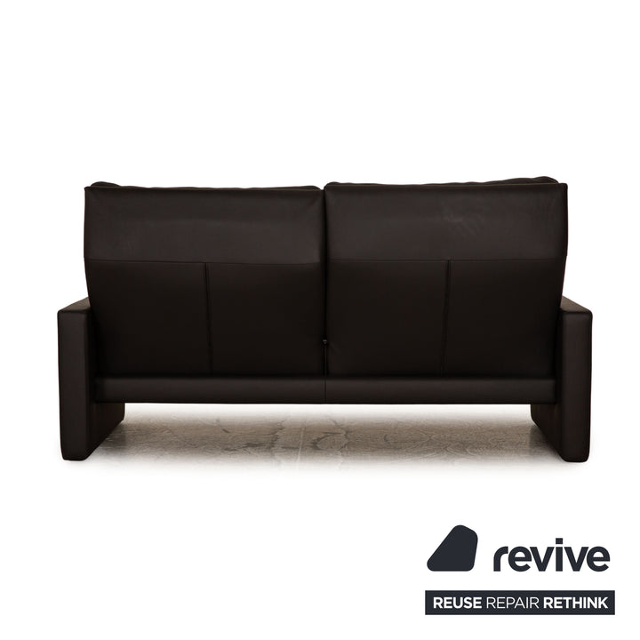 Erpo Manhatten Leder Dreisitzer Grau Anthrazit Sofa Couch Funktion