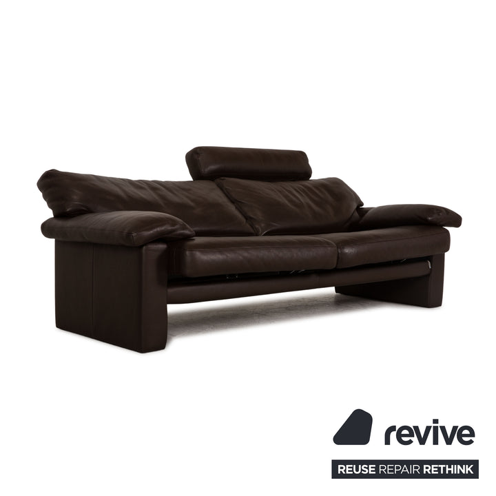 Erpo Santana Leder Dreisitzer Braun Sofa Couch Relaxfunktion