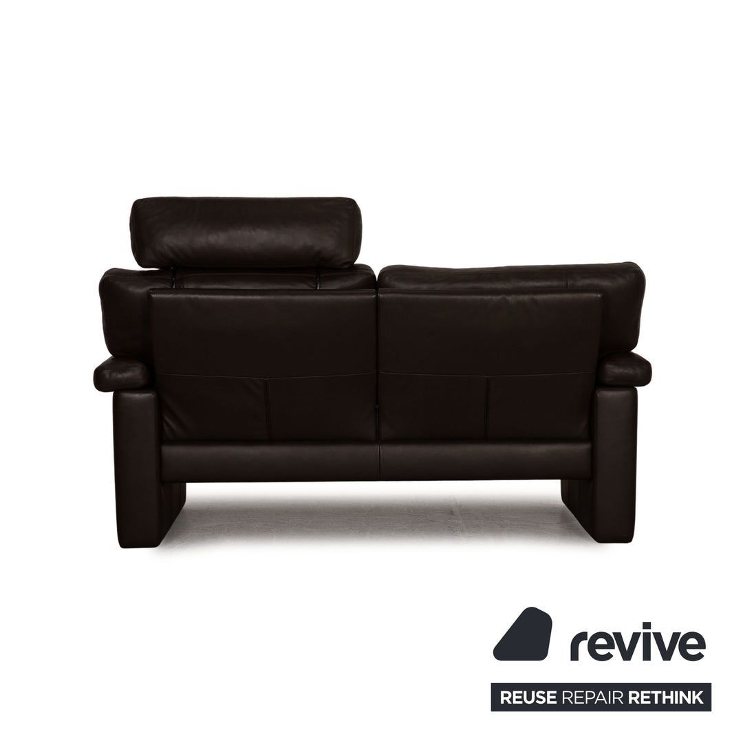 Erpo Santana Leder Zweisitzer Braun Dunkelbraun Sofa Couch