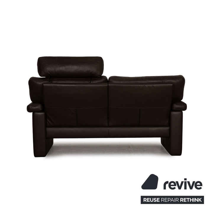 Erpo Santana Leder Zweisitzer Braun Dunkelbraun Sofa Couch