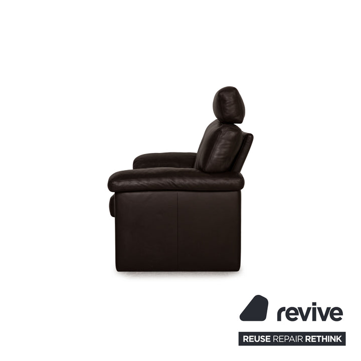 Erpo Santana Leder Zweisitzer Braun Dunkelbraun Sofa Couch