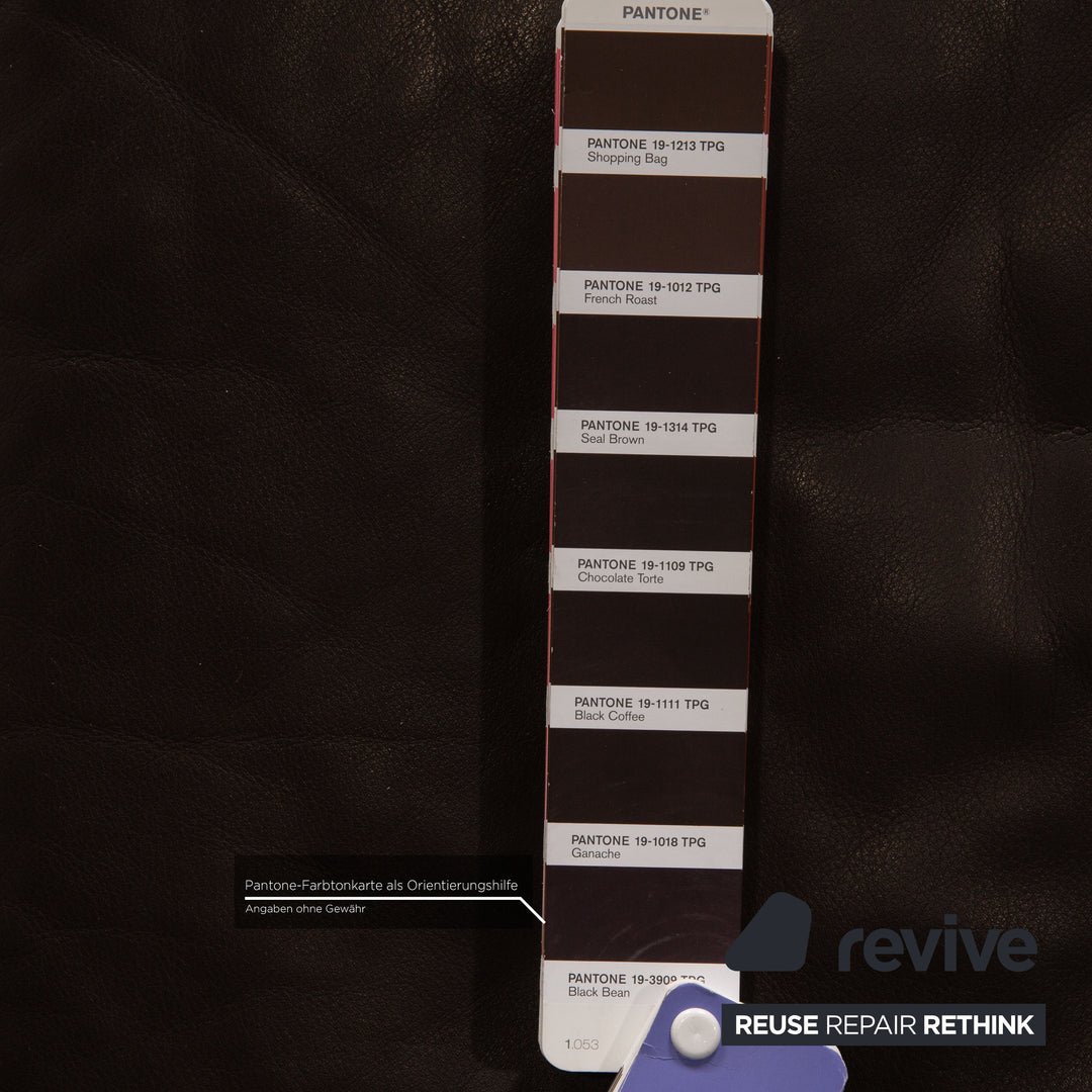 Erpo Santana Leder Zweisitzer Braun Dunkelbraun Sofa Couch