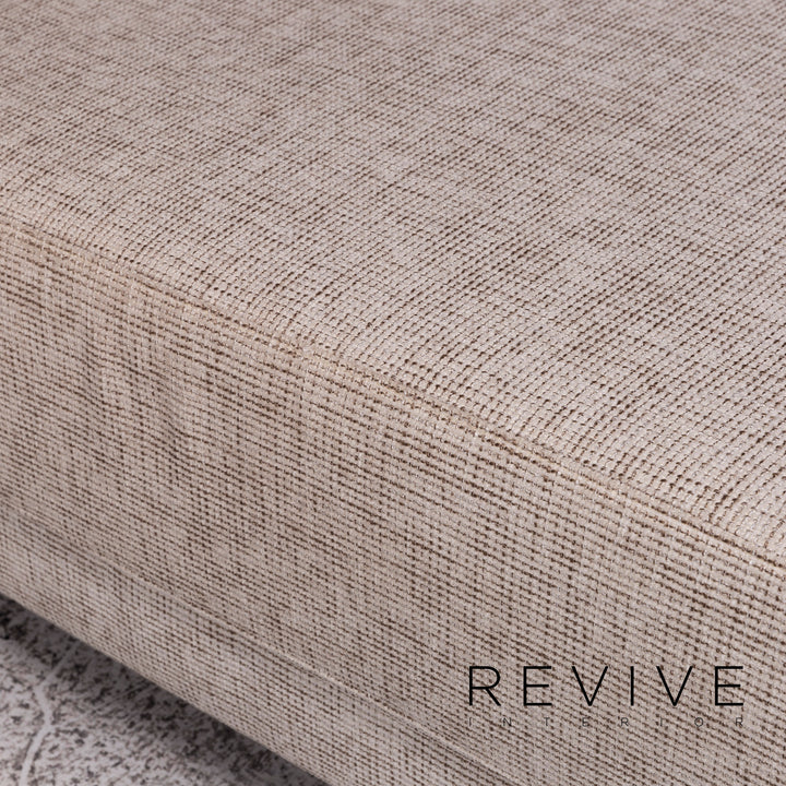 Ewald Schillig Brand Face Designer Stoff Eckofa Creme Sofa Funktion Couch #9828