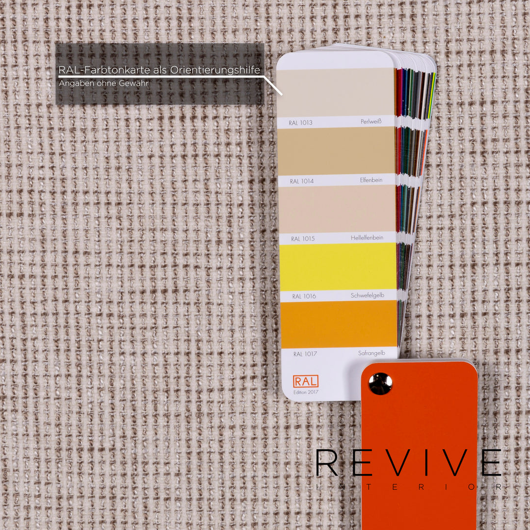 Ewald Schillig Brand Face Designer Stoff Eckofa Creme Sofa Funktion Couch #9828