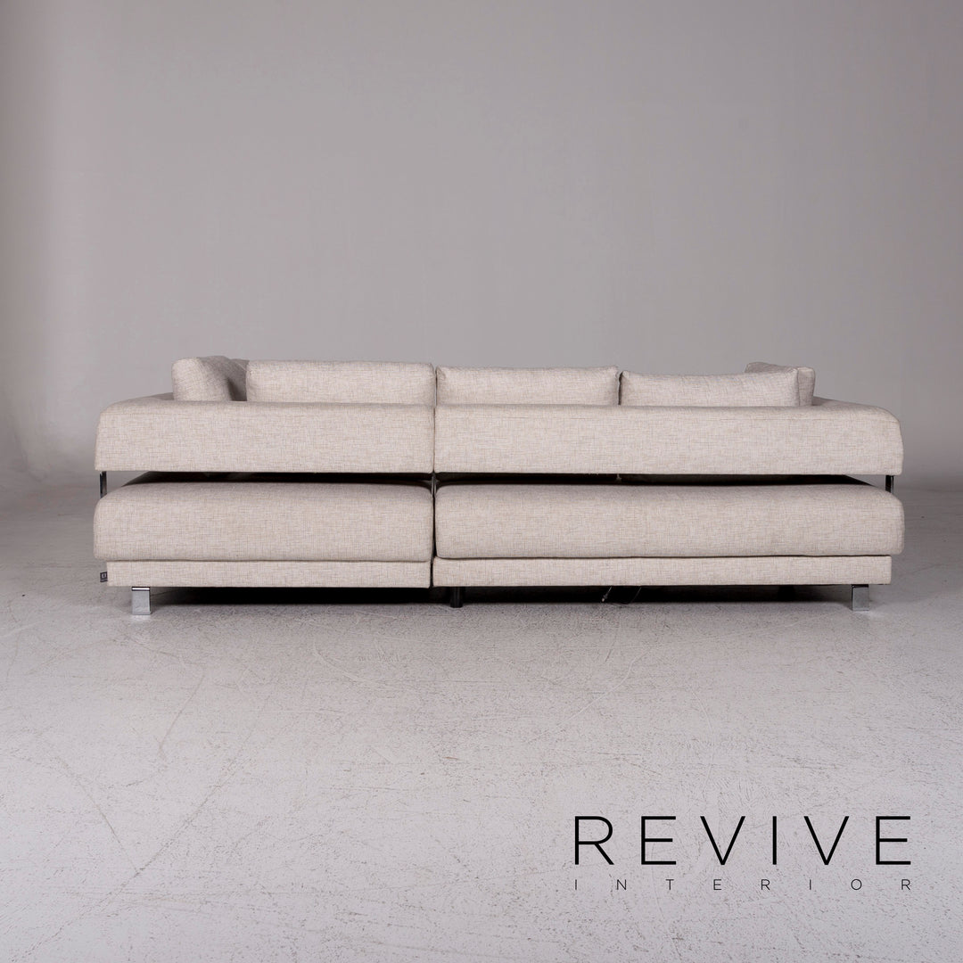 Ewald Schillig Brand Face Designer Stoff Eckofa Creme Sofa Funktion Couch #9828