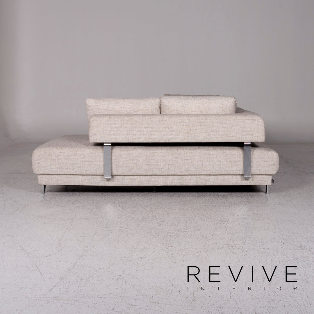Ewald Schillig Brand Face Designer Stoff Eckofa Creme Sofa Funktion Couch #9828