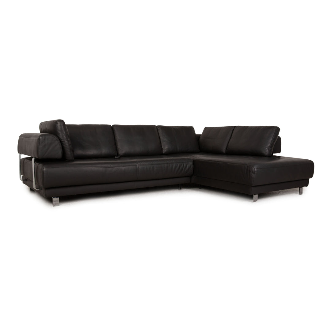 Ewald Schillig Brand Face Leder Ecksofa Grau Sofa Couch inkl. elektr. Funktion