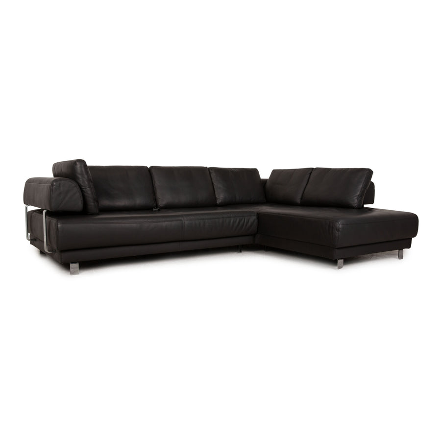 Ewald Schillig Brand Face Leder Ecksofa Grau Sofa Couch inkl. elektr. Funktion