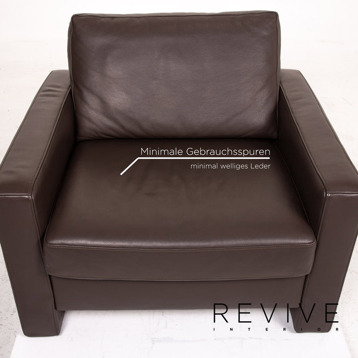 Ewald Schillig Concept Plus Leder Sesssel Braun Dunkelbraun #14907
