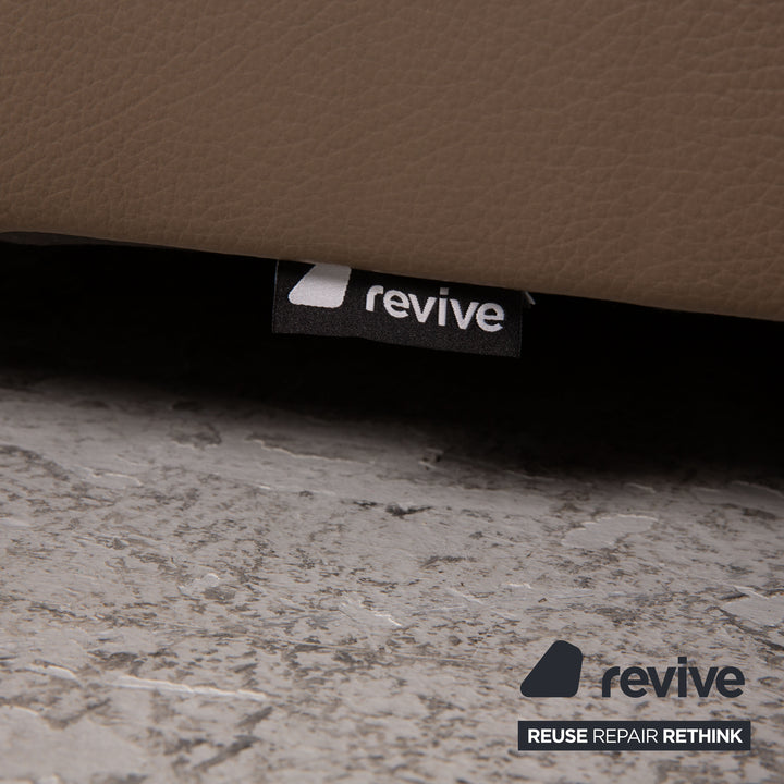 Ewald Schillig Courage Leder Ecksofa Braun Sofa Couch Funktion