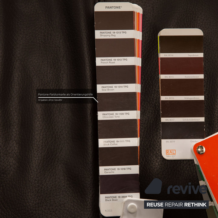 Ewald Schillig Domino Leder Ecksofa Dunkelbraun Sofa Couch