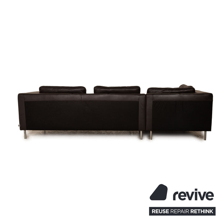 Ewald Schillig Domino Leder Ecksofa Dunkelbraun Sofa Couch