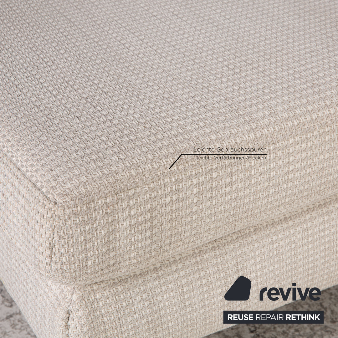 Ewald Schillig Domino Stoff Ecksofa Grau Sofa Couch