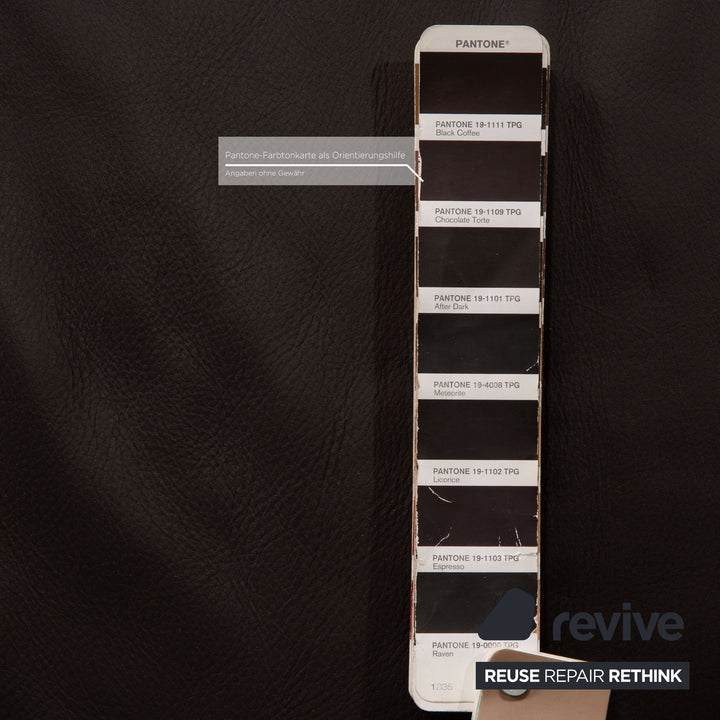 Ewald Schillig Flex Plus Leder Ecksofa Braun Dunkelbraun Sofa Couch Recamiere links