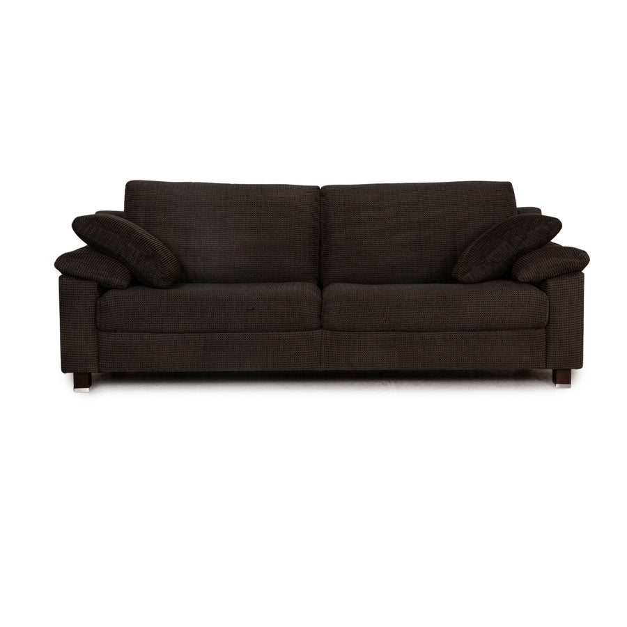 Ewald Schillig Flex Plus Stoff Dreisitzer Grau Couch Sofa