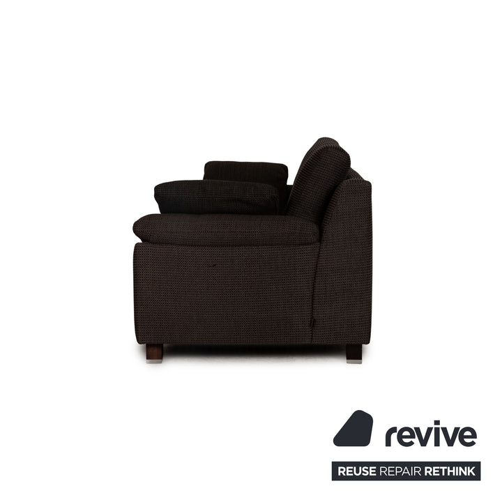Ewald Schillig Flex Plus Stoff Dreisitzer Grau Couch Sofa