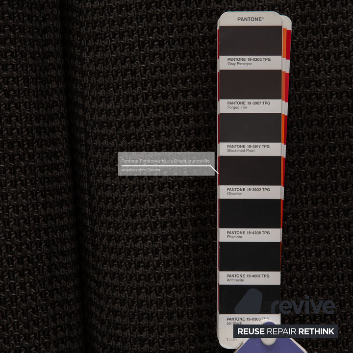 Ewald Schillig Flex Plus Stoff Dreisitzer Grau Couch Sofa