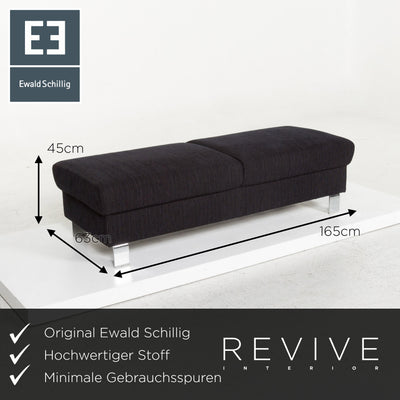 Ewald Schillig Flex Plus Stoff Hocker Dunkelblau Blau Ottoman #13249