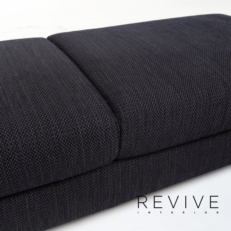 Ewald Schillig Flex Plus Stoff Hocker Dunkelblau Blau Ottoman 
