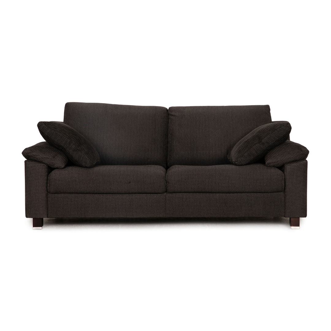 Ewald Schillig Flex Plus fabric two-seater gray couch sofa