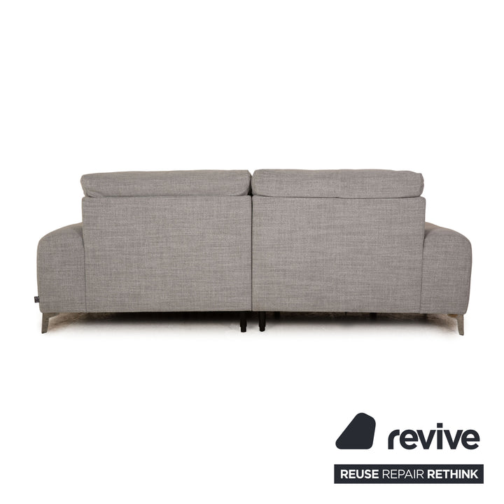 Ewald Schillig Gladiola Plus Stoff Ecksofa Grau Sofa Couch Funktion Recamiere rechts