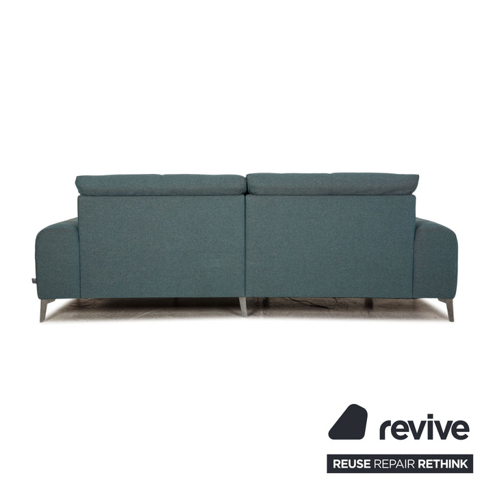 Ewald Schillig Gladiola Plus Stoff Sofa Türkis Zweisitzer elektr. Funktion