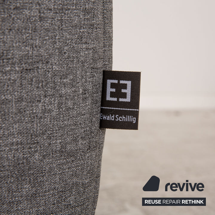 Ewald Schillig Hocker Stoff Grau