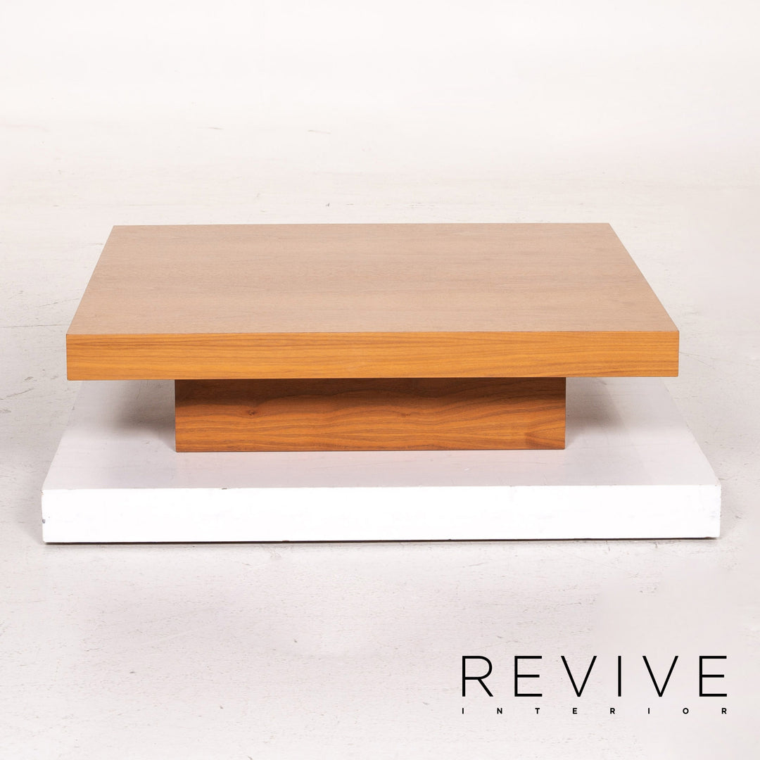 Ewald Schillig Holz Couchtisch Braun Tisch #14833