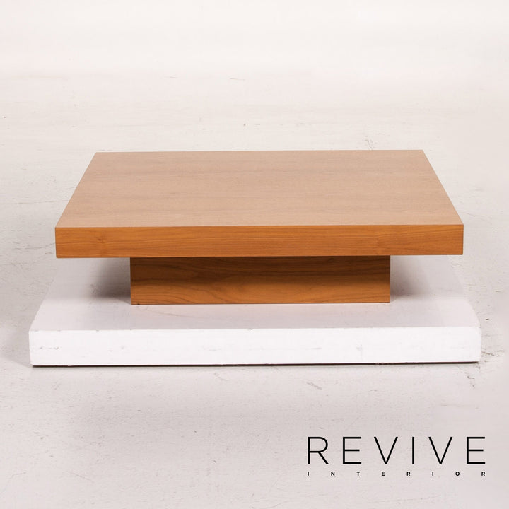 Ewald Schillig Holz Couchtisch Braun Tisch #14833
