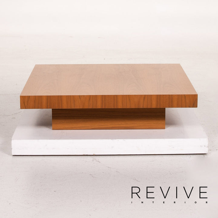 Ewald Schillig Holz Couchtisch Braun Tisch #14833