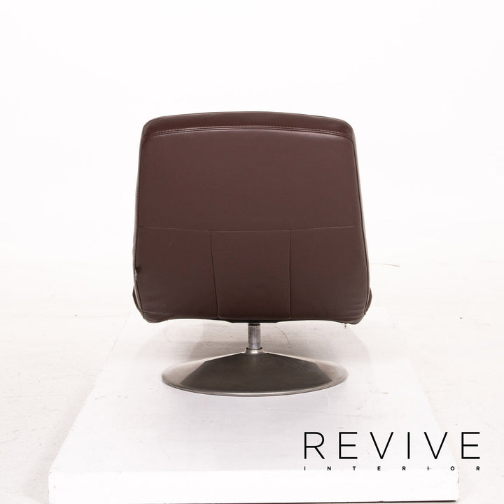 Ewald Schillig Leder Liege Braun Dunkelbraun Funktion Relaxfunktion Relaxliege #15248