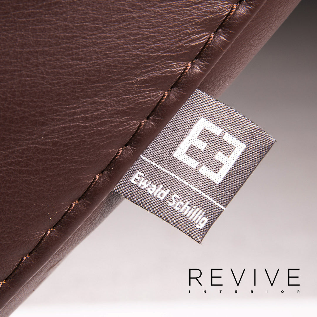 Ewald Schillig Leder Liege Braun Dunkelbraun Funktion Relaxfunktion Relaxliege #15248