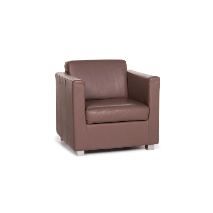 Ewald Schillig leather armchair brown #12587